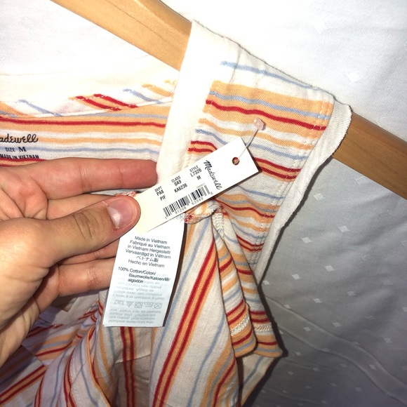 NWT Madewell Whisper V Neck Tank - Picture 4 of 5